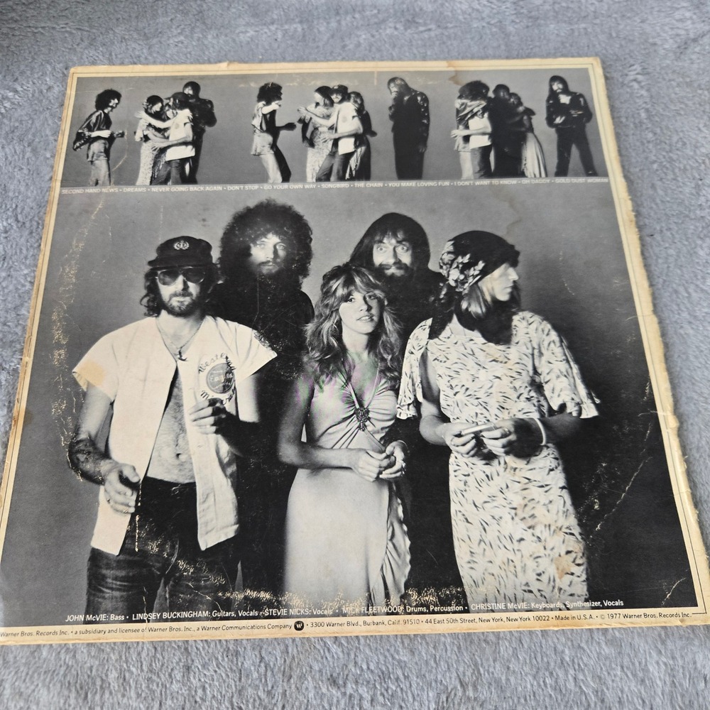 Fleetwood Mac Rumours Vinyl LP 1977 Warner Bros BSK 3010 Classic Rock Record - Picture 4 of 7